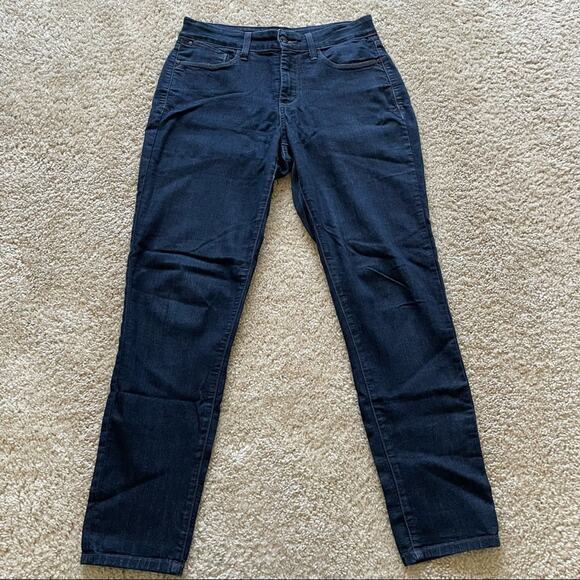 NYDJ Ankle Dark Wash Jeans 6 - Picture 3 of 16